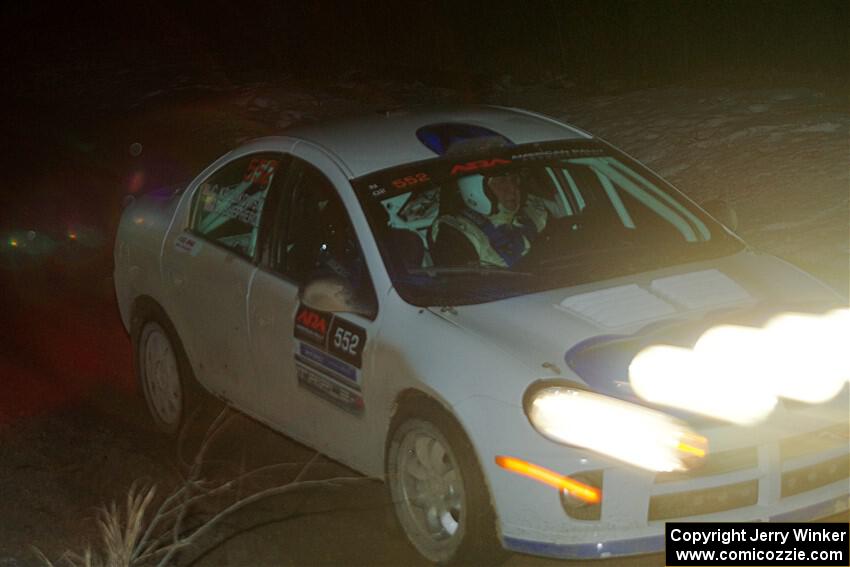 Doug Shepherd / Cindy Krolikowski Dodge SRT-4 on SS15, Camp 30-East Branch II.