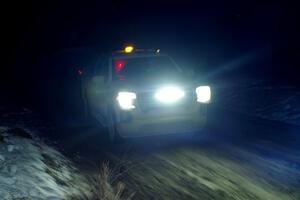 A GMC Sierra pickup sweeps SS15, Camp 30-East Branch II.