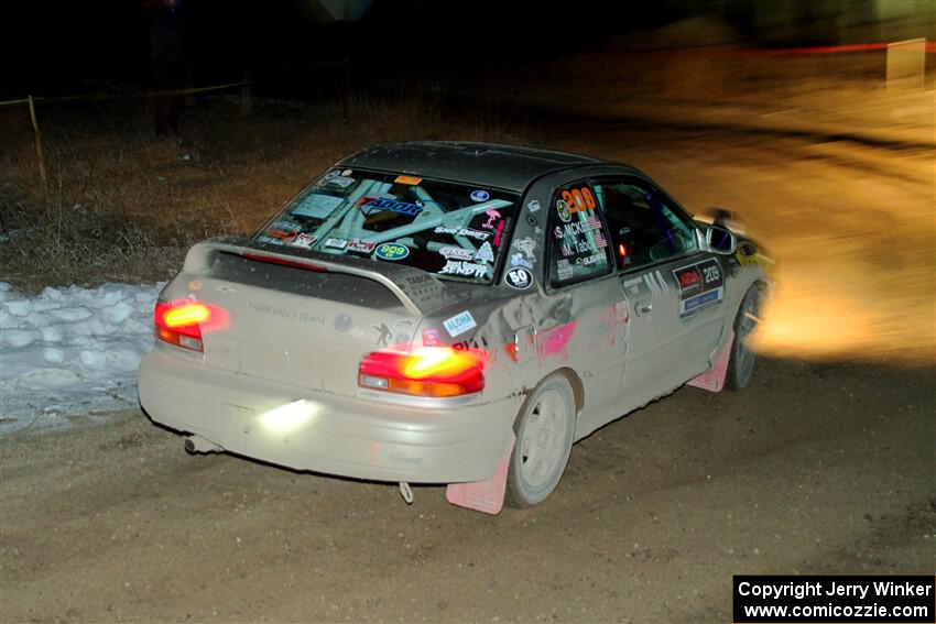 Madelyn Tabor / Sophia McKee Subaru Impreza 2.5RS on SS15, Camp 30-East Branch II.