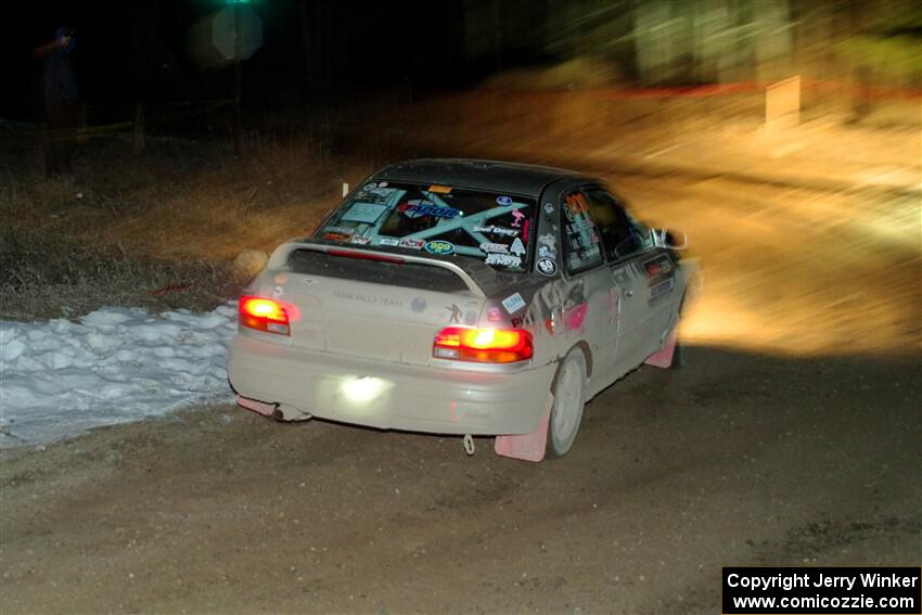 Madelyn Tabor / Sophia McKee Subaru Impreza 2.5RS on SS15, Camp 30-East Branch II.