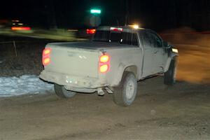 A Chevy Colorado pickup sweeps SS15, Camp 30-East Branch II.