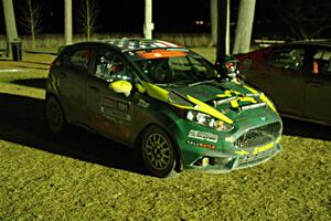 Alastair Scully / Alex Gelsomino Ford Fiesta ST after the finish.