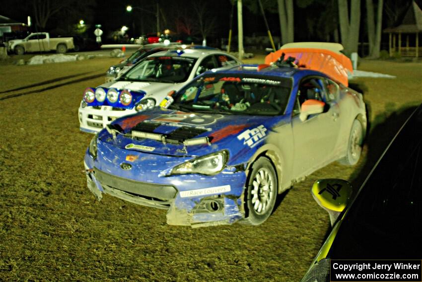 Santiago Iglesias / R.J. Kassel Subaru BRZ after the finish.