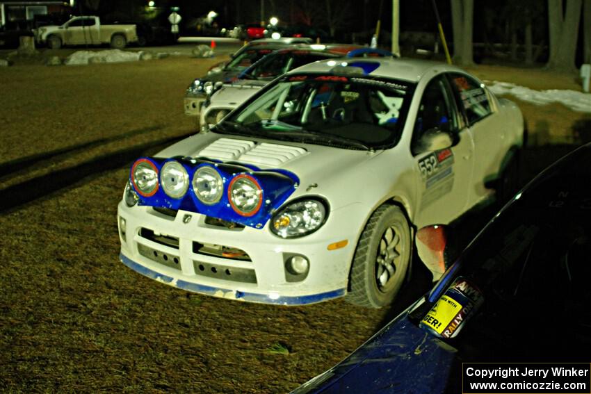 Doug Shepherd / Cindy Krolikowski Dodge SRT-4 after the finish.