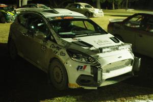 Jason Bailey / Jamie Willetts Ford Fiesta Rally3 after the finish.