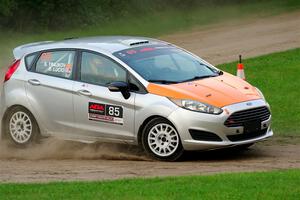 Brent Lucio / Stefan Trajkov Ford Fiesta on SS1, Soo Pass.