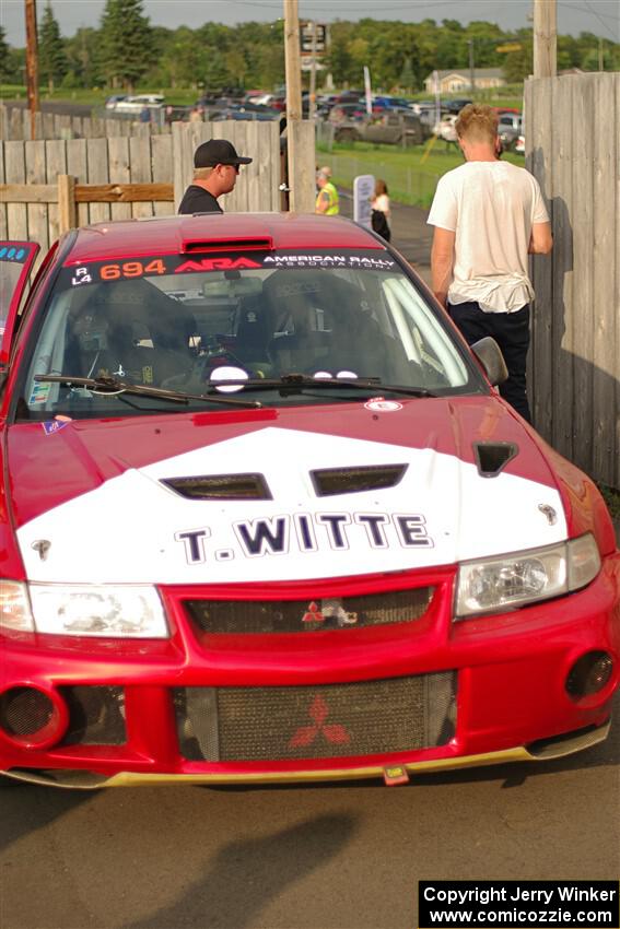 Tyler Witte / Cindi Carlson Mitsubishi Lancer Evo IV at parc expose.