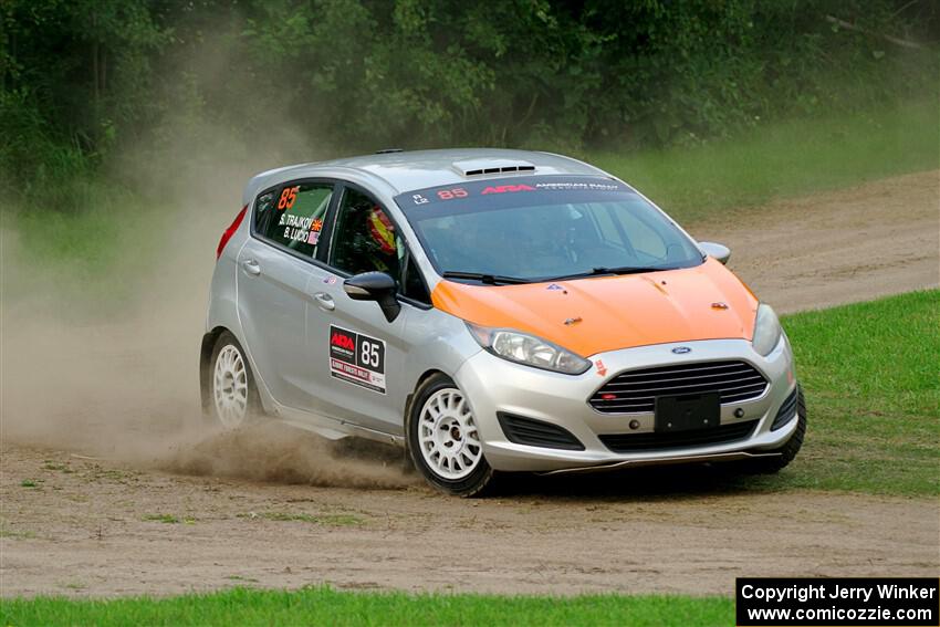 Brent Lucio / Stefan Trajkov Ford Fiesta on SS1, Soo Pass.