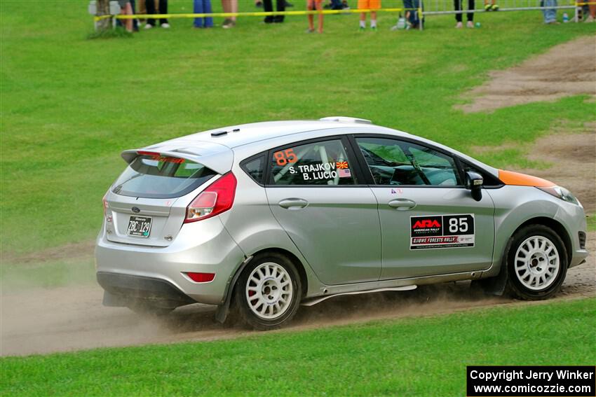 Brent Lucio / Stefan Trajkov Ford Fiesta on SS1, Soo Pass.