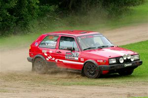 Nino Ortega / Boyd Smith VW GTI on SS1, Soo Pass.