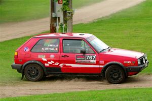 Nino Ortega / Boyd Smith VW GTI on SS1, Soo Pass.