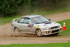 Madelyn Tabor / Sophia McKee Subaru Impreza 2.5RS on SS1, Soo Pass.