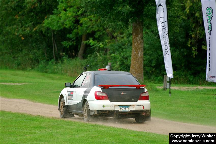 Jason Cook / Maggie Tu Subaru WRX on SS1, Soo Pass.