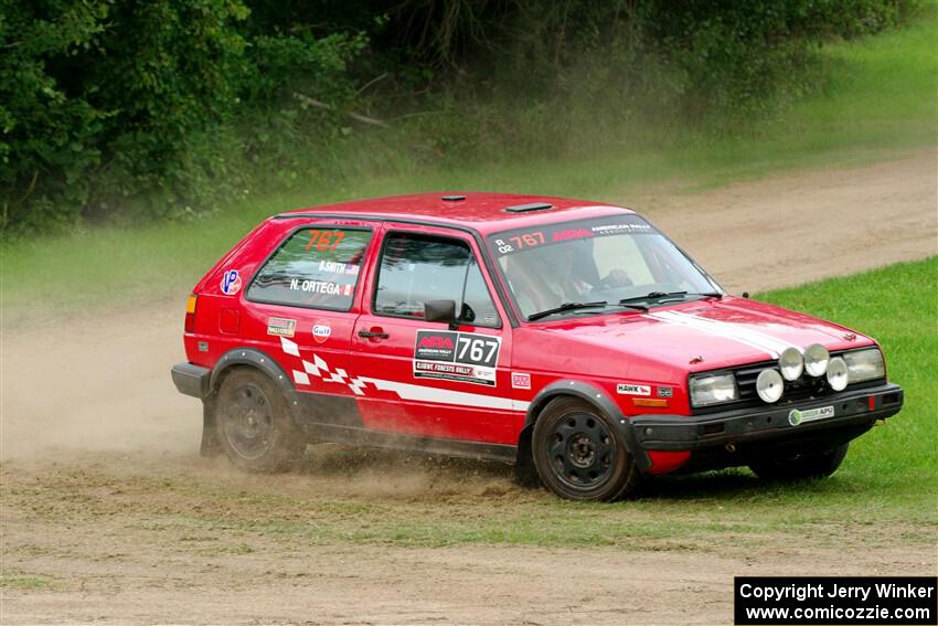 Nino Ortega / Boyd Smith VW GTI on SS1, Soo Pass.