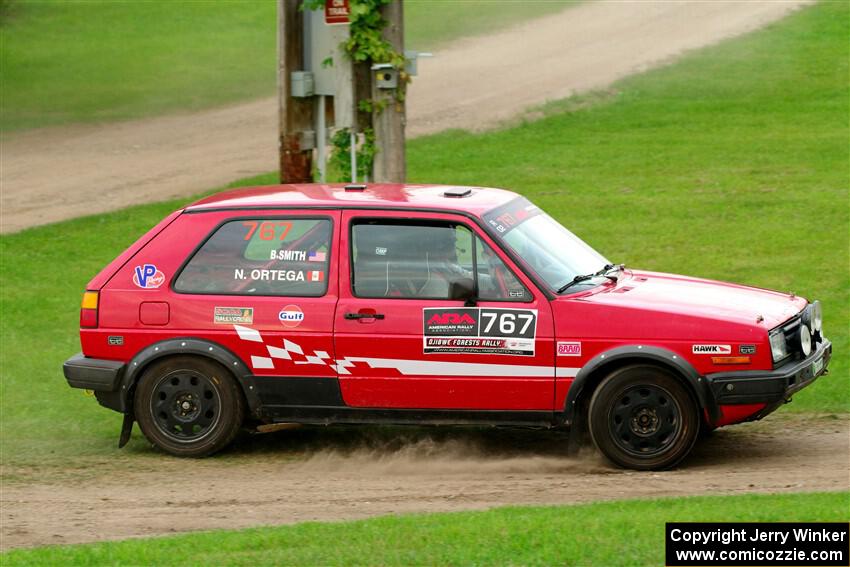 Nino Ortega / Boyd Smith VW GTI on SS1, Soo Pass.