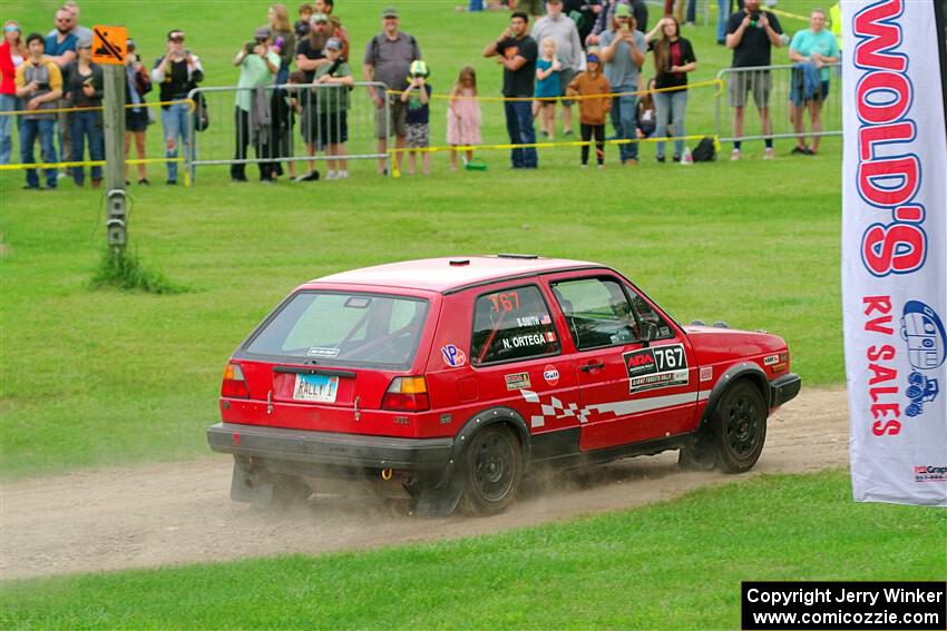 Nino Ortega / Boyd Smith VW GTI on SS1, Soo Pass.