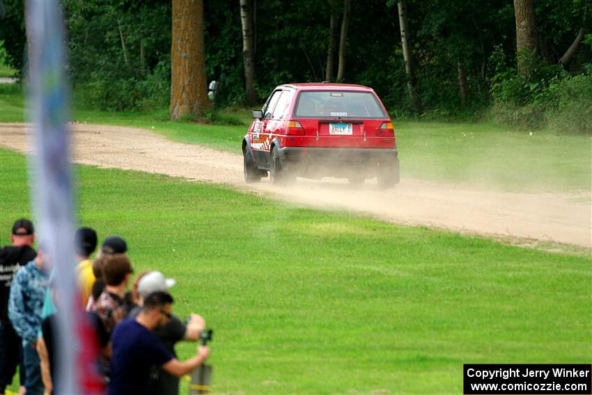 Nino Ortega / Boyd Smith VW GTI on SS1, Soo Pass.