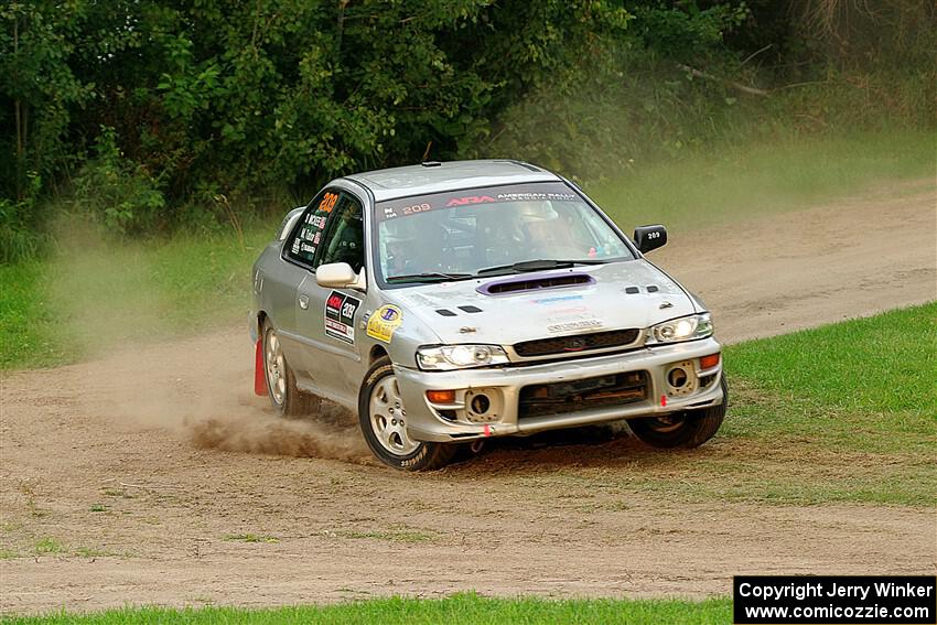 Madelyn Tabor / Sophia McKee Subaru Impreza 2.5RS on SS1, Soo Pass.