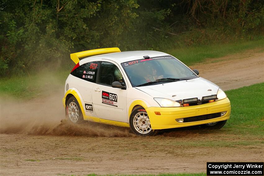 Drake Willis / Jacob Kohler Ford Focus ZX3 on SS1, Soo Pass.