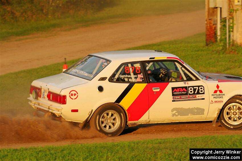 Erich Hopf / Calvin Gehlhausen Dodge Colt on SS1, Soo Pass.