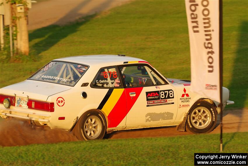 Erich Hopf / Calvin Gehlhausen Dodge Colt on SS1, Soo Pass.