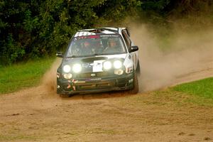 Peter Farrow / Ian Nelson Subaru WRX on SS1, Soo Pass.