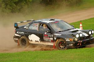 Peter Farrow / Ian Nelson Subaru WRX on SS1, Soo Pass.