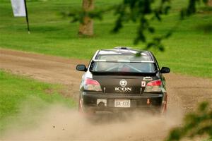 Peter Farrow / Ian Nelson Subaru WRX on SS1, Soo Pass.