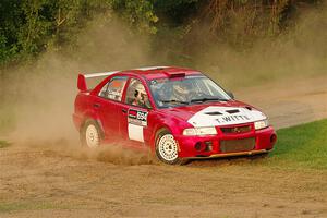 Tyler Witte / Cindi Carlson Mitsubishi Lancer Evo IV on SS1, Soo Pass.