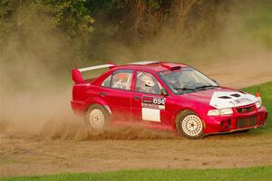 Tyler Witte / Cindi Carlson Mitsubishi Lancer Evo IV on SS1, Soo Pass.