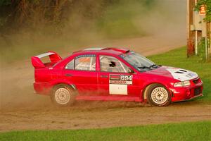 Tyler Witte / Cindi Carlson Mitsubishi Lancer Evo IV on SS1, Soo Pass.