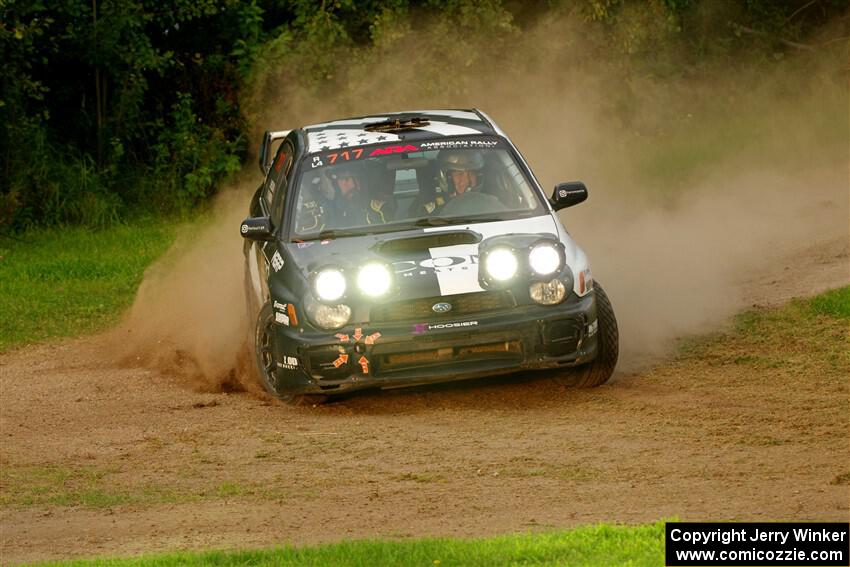 Peter Farrow / Ian Nelson Subaru WRX on SS1, Soo Pass.