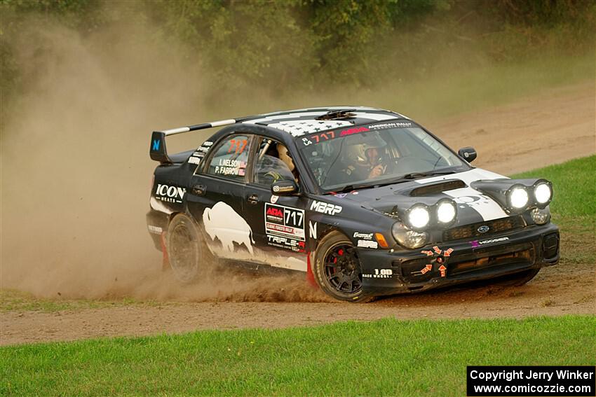 Peter Farrow / Ian Nelson Subaru WRX on SS1, Soo Pass.