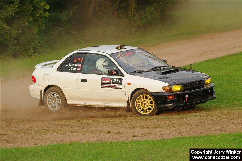 Jack Nelson / Isaac Zink Subaru Impreza on SS1, Soo Pass.