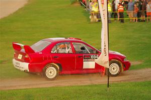 Tyler Witte / Cindi Carlson Mitsubishi Lancer Evo IV on SS1, Soo Pass.