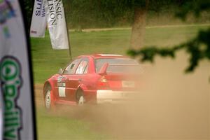 Tyler Witte / Cindi Carlson Mitsubishi Lancer Evo IV on SS1, Soo Pass.