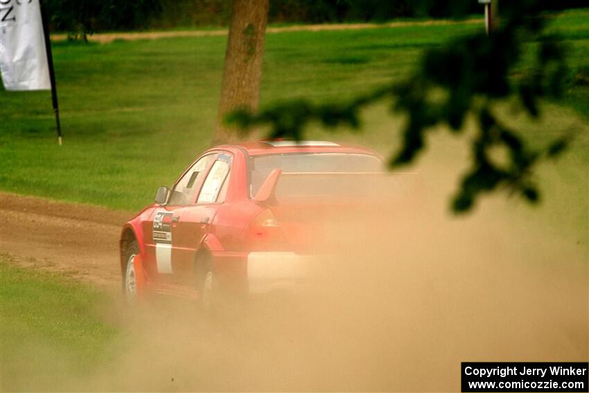 Tyler Witte / Cindi Carlson Mitsubishi Lancer Evo IV on SS1, Soo Pass.