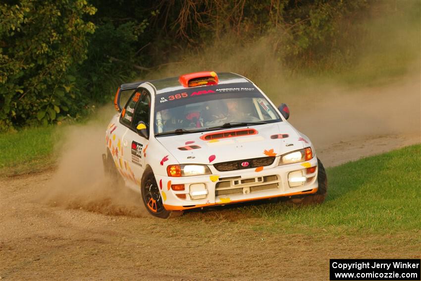 Richard Donovan / Greg Donovan Subaru Impreza on SS1, Soo Pass.