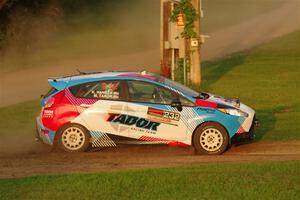 Mark Tabor / Kathryn Hansen Ford Fiesta ST on SS1, Soo Pass.