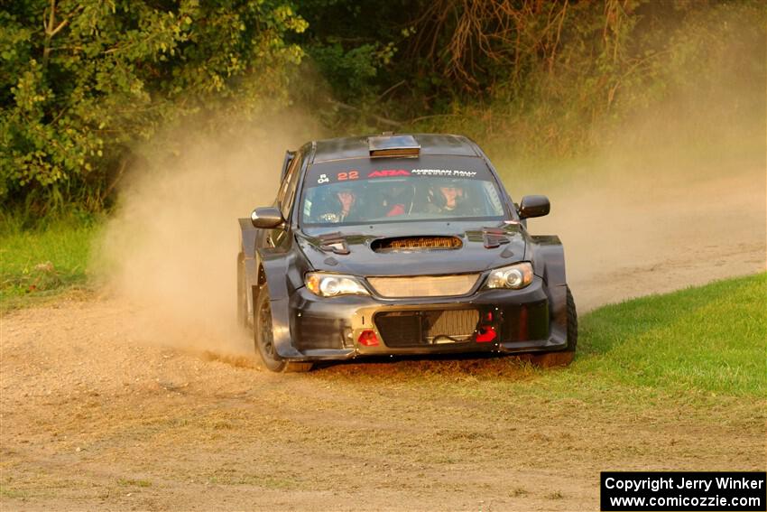 Calvin Bergen / Daryl Bergen Subaru WRX STi on SS1, Soo Pass.