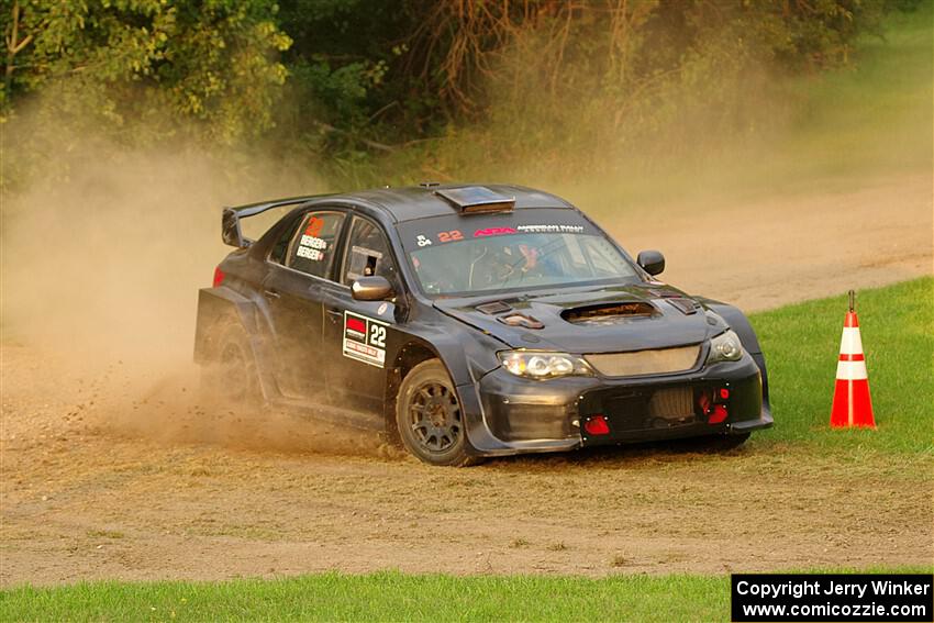 Calvin Bergen / Daryl Bergen Subaru WRX STi on SS1, Soo Pass.