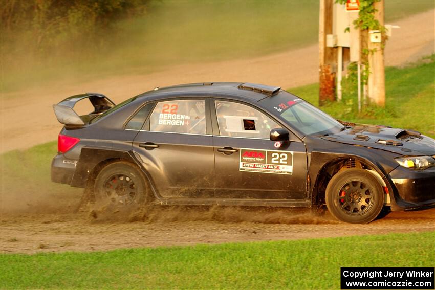 Calvin Bergen / Daryl Bergen Subaru WRX STi on SS1, Soo Pass.