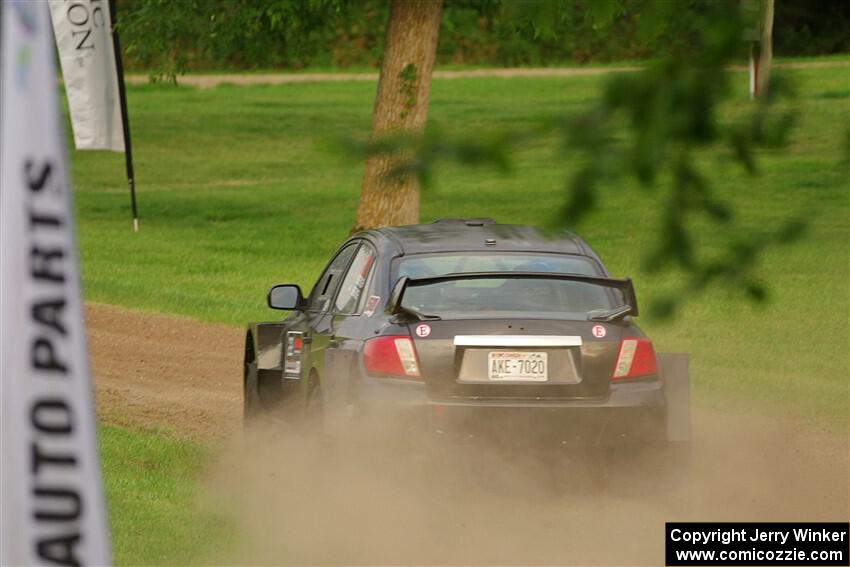 Calvin Bergen / Daryl Bergen Subaru WRX STi on SS1, Soo Pass.