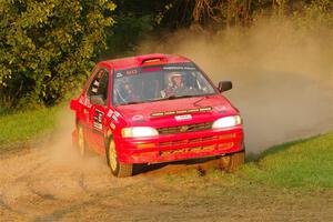 Krishna Gandhi / Jake Baxter Subaru Impreza Wagon on SS1, Soo Pass.