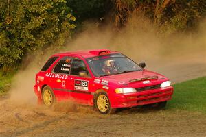 Krishna Gandhi / Jake Baxter Subaru Impreza Wagon on SS1, Soo Pass.