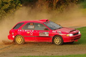 Krishna Gandhi / Jake Baxter Subaru Impreza Wagon on SS1, Soo Pass.