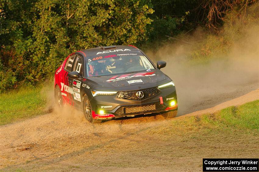 John Sharps / Oliver Kokenge Acura Integra on SS1, Soo Pass.