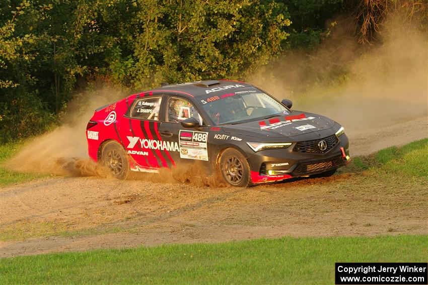 John Sharps / Oliver Kokenge Acura Integra on SS1, Soo Pass.