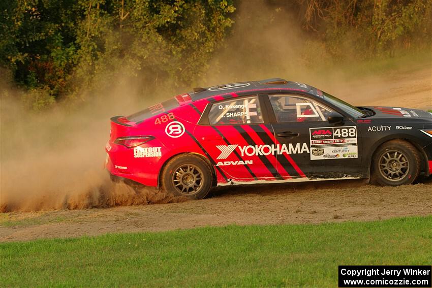 John Sharps / Oliver Kokenge Acura Integra on SS1, Soo Pass.