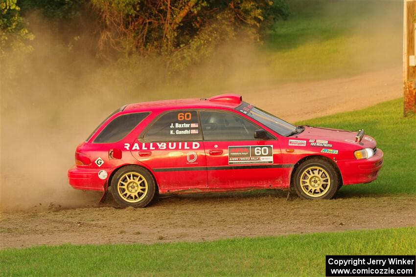 Krishna Gandhi / Jake Baxter Subaru Impreza Wagon on SS1, Soo Pass.